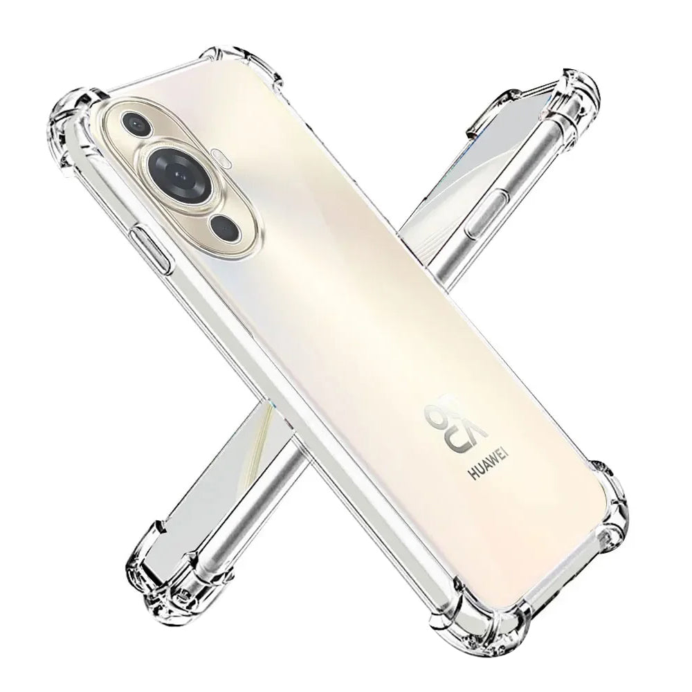 Калъф за Huawei nova 12s / nova 11, Techsuit, противоударен прозрачен, прозрачен