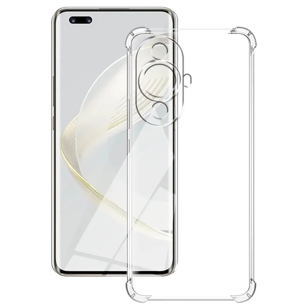 Калъф за Huawei nova 12s / nova 11, Techsuit, противоударен прозрачен, прозрачен