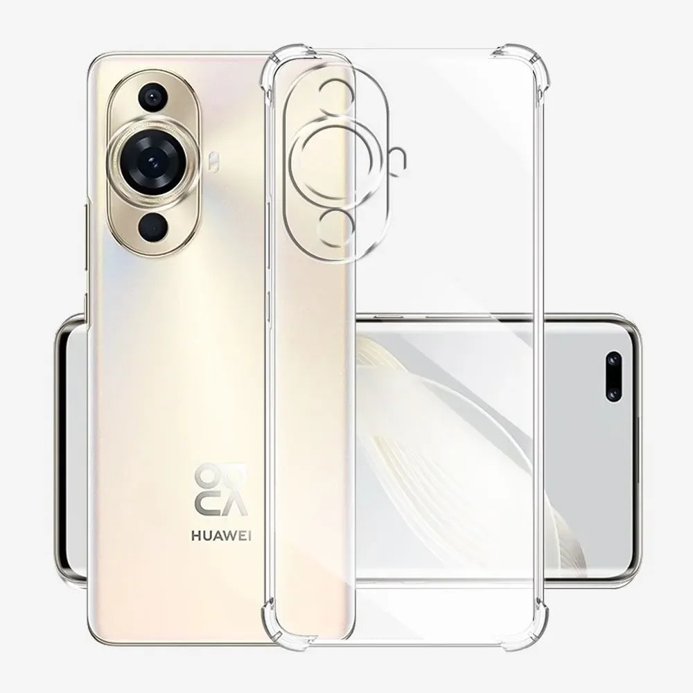 Калъф за Huawei nova 12s / nova 11, Techsuit, противоударен прозрачен, прозрачен