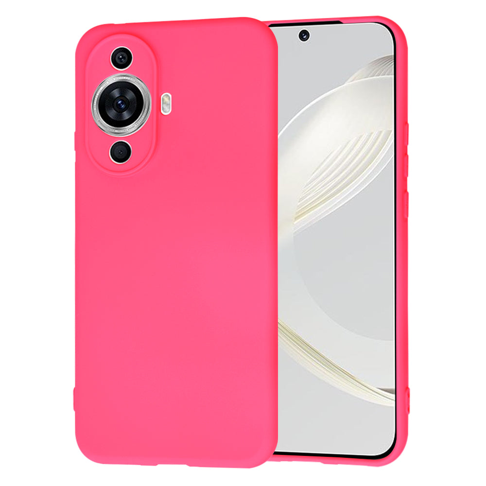 Калъф за Huawei nova 12s / nova 11, Techsuit, SoftFlex, Тъмно розов