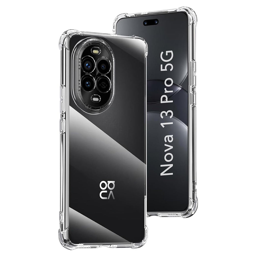 Калъф за Huawei nova 13 Pro, Techsuit, противоударен прозрачен, прозрачен