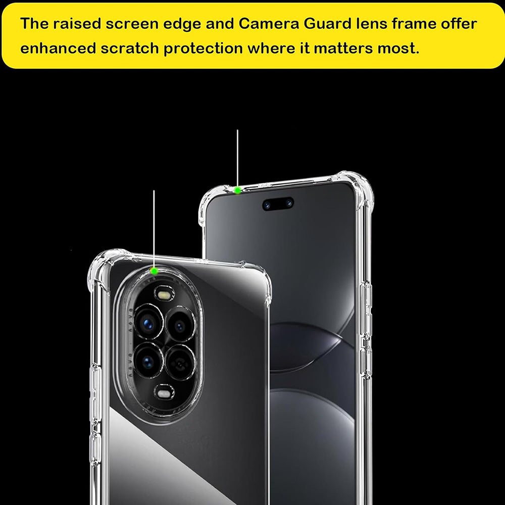 Калъф за Huawei nova 13 Pro, Techsuit, противоударен прозрачен, прозрачен