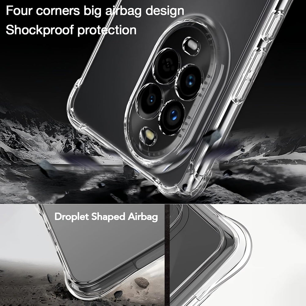 Калъф за Huawei nova 13 Pro, Techsuit, противоударен прозрачен, прозрачен
