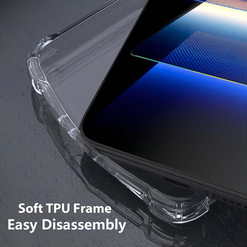 Калъф за Huawei nova 13 Pro, Techsuit, противоударен прозрачен, прозрачен