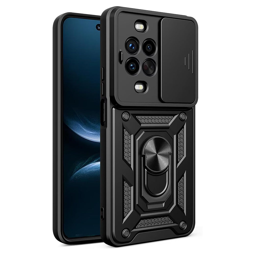 Калъф за Huawei nova 14 Pro, Techsuit, CamShield, Черен