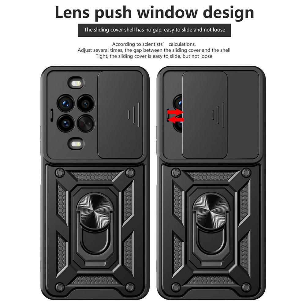 Калъф за Huawei nova 14 Pro, Techsuit, CamShield, Черен