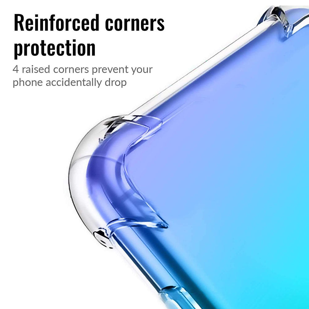 Калъф за Huawei P Smart (2019), Techsuit, противоударен прозрачен, прозрачен