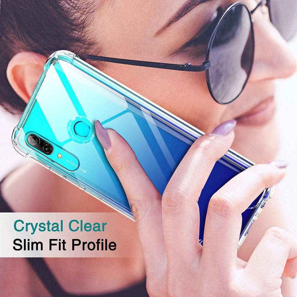 Калъф за Huawei P Smart (2019), Techsuit, противоударен прозрачен, прозрачен