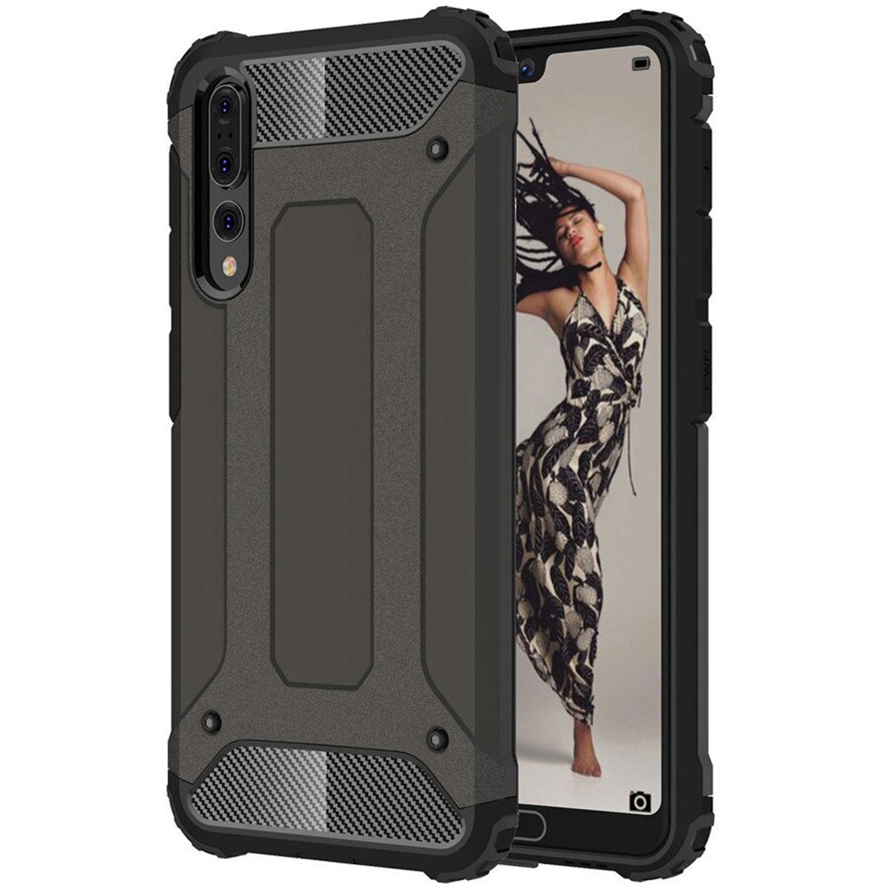 Калъф за Huawei P20 Pro, Techsuit, Hybrid Armor, Черен