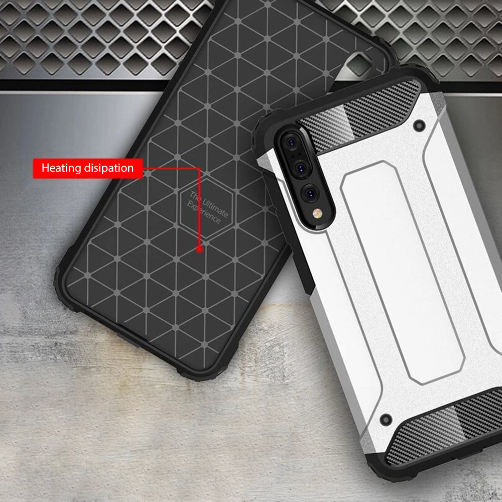 Калъф за Huawei P20 Pro, Techsuit, Hybrid Armor, Черен