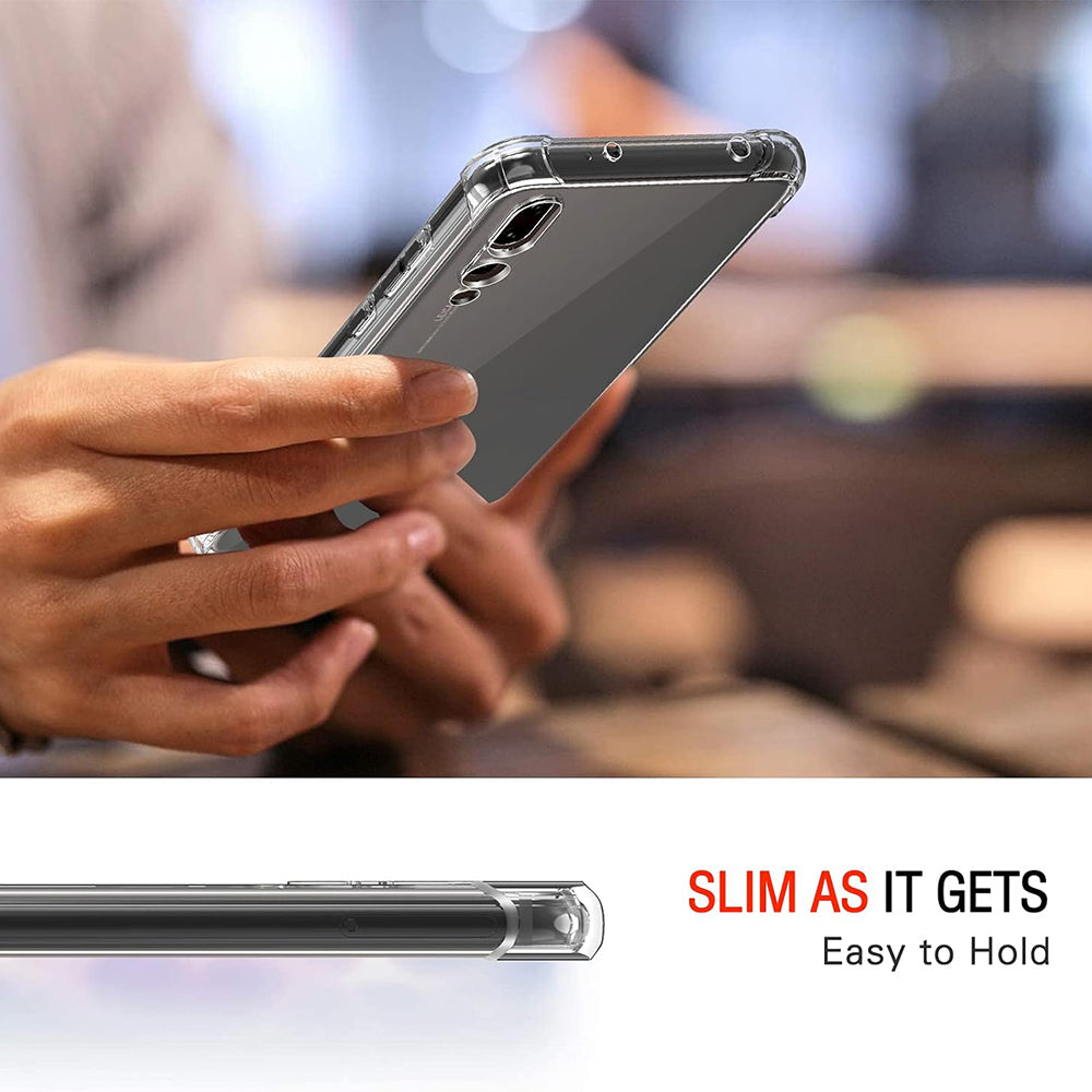 Калъф за Huawei P20 Pro, Techsuit, Shockproof Clear, Прозрачен
