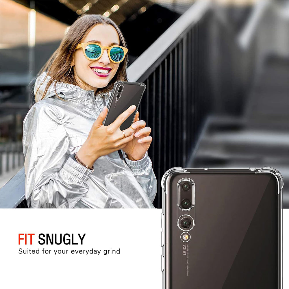 Калъф за Huawei P20 Pro, Techsuit, Shockproof Clear, Прозрачен
