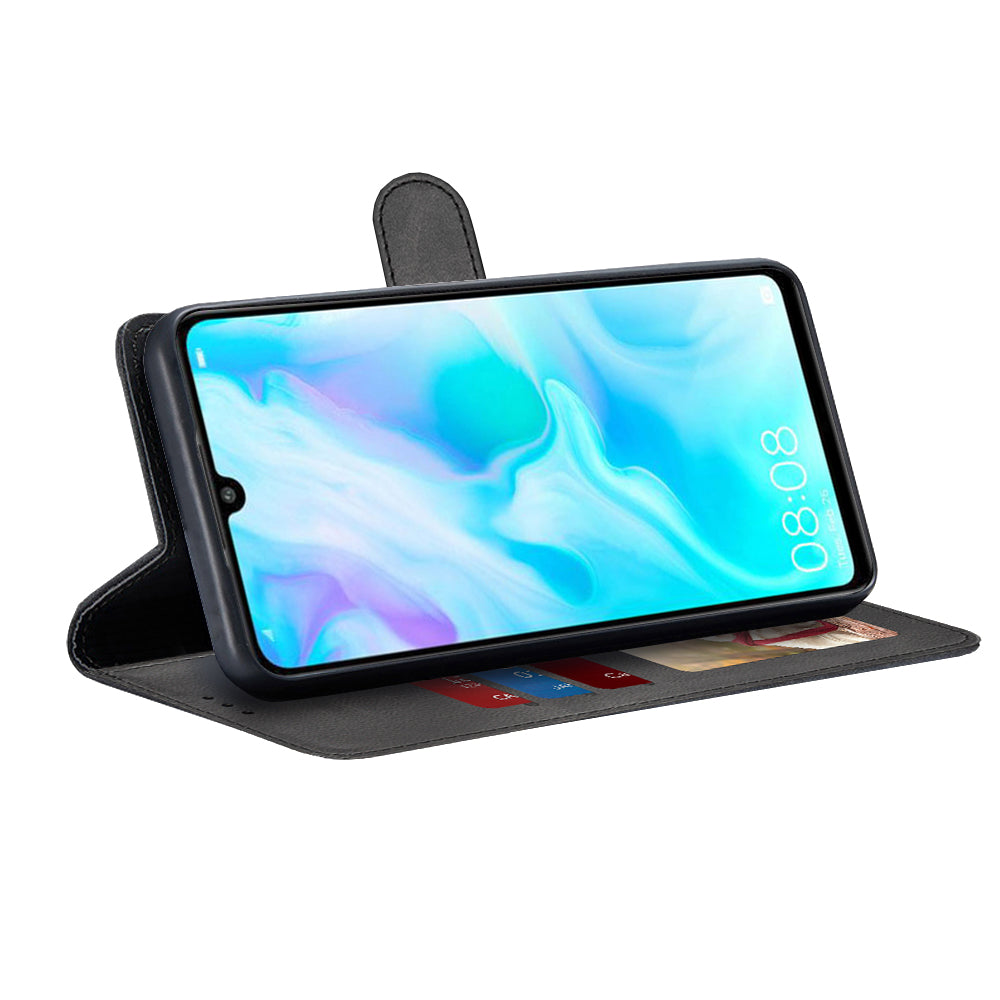 Калъф за Huawei P30 lite New Edition / P30 lite, Techsuit, Diary Book, Черен