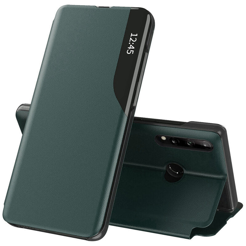 Калъф за Huawei P30 lite New Edition / P30 lite, Techsuit, eFold, Зелен