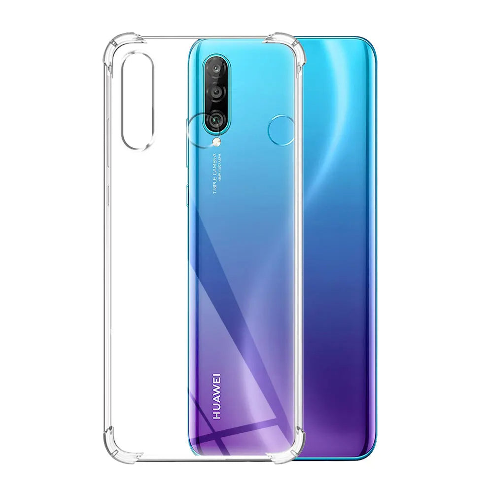Калъф за Huawei P30 lite New Edition / P30 lite, Techsuit, противоударен прозрачен, прозрачен