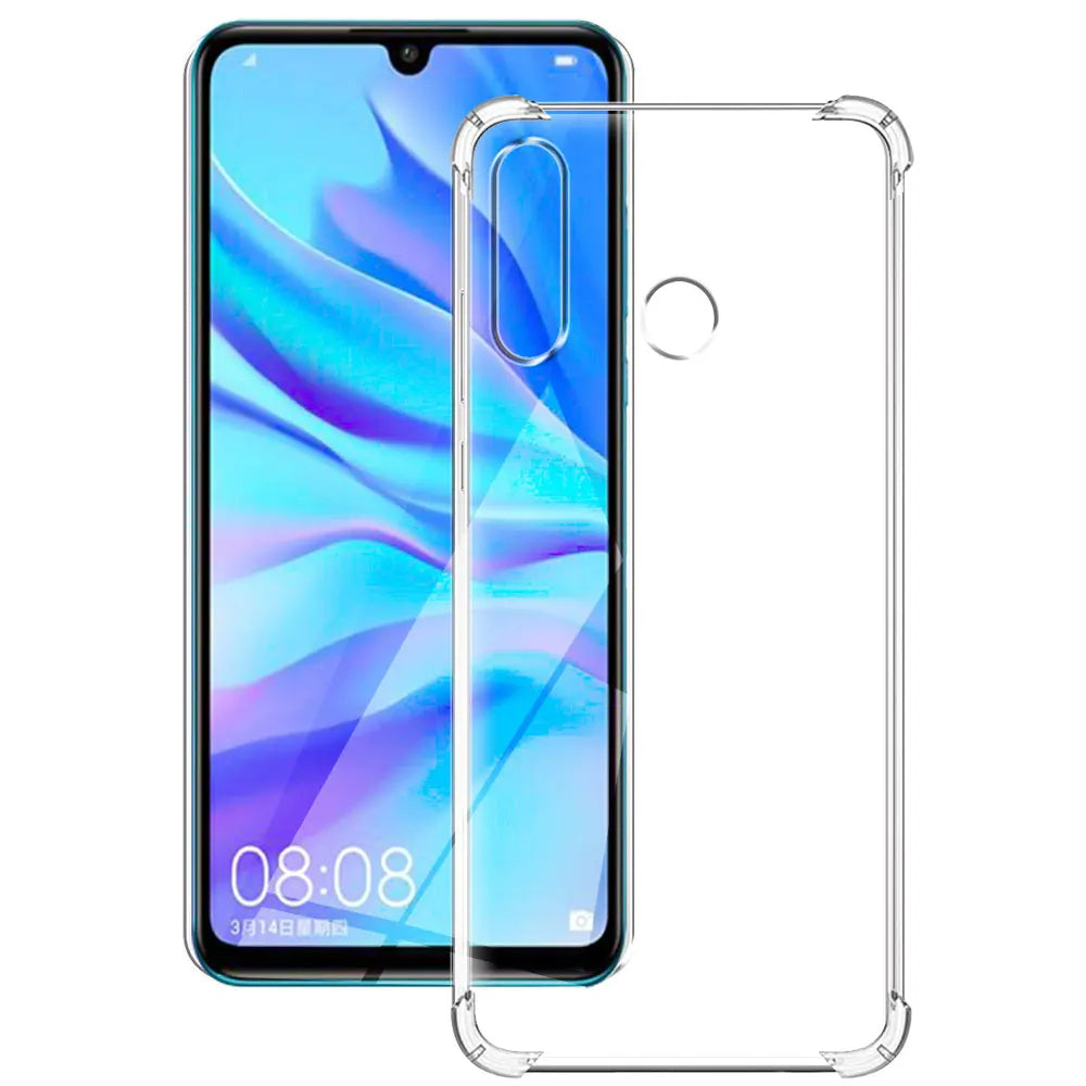 Калъф за Huawei P30 lite New Edition / P30 lite, Techsuit, противоударен прозрачен, прозрачен