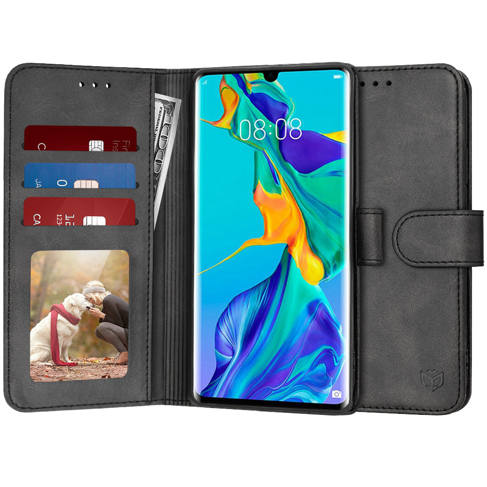 Калъф за Huawei P30 Pro New Edition / P30 Pro, Techsuit, Diary Book, Черен