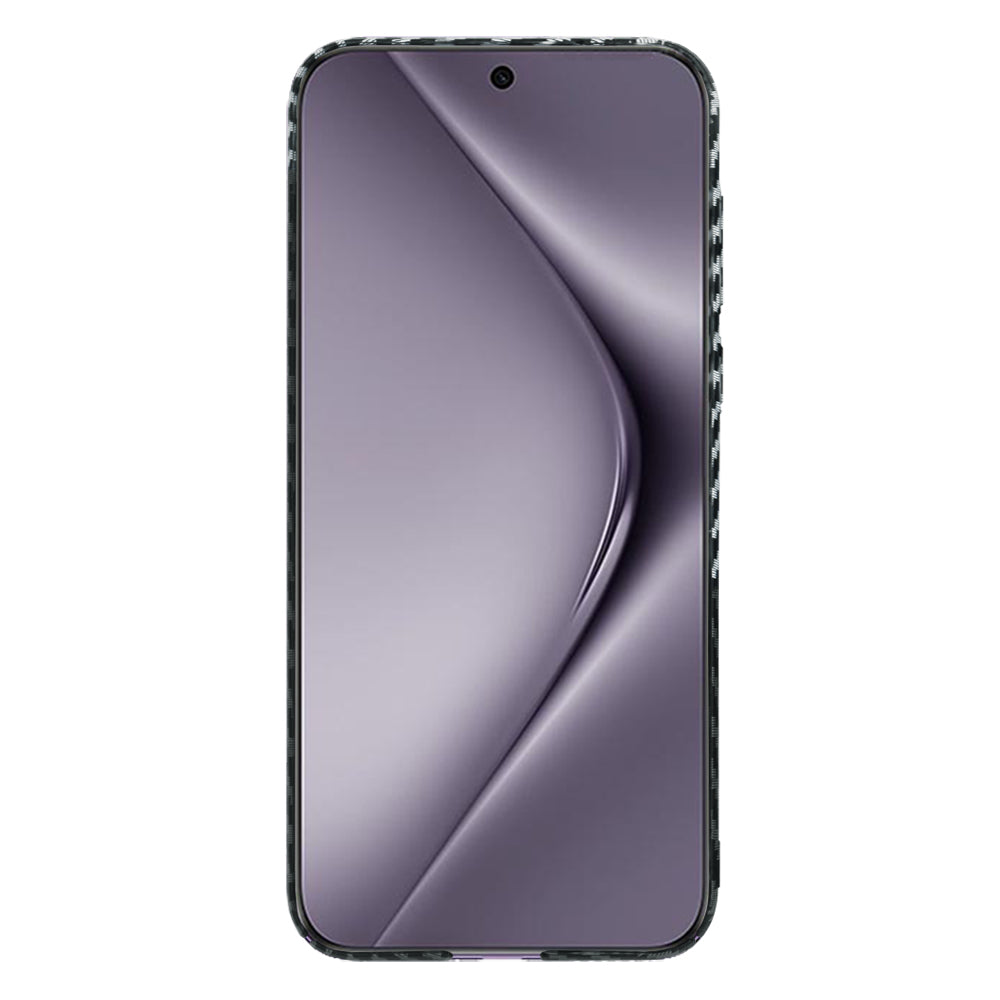 Калъф за Huawei Pura 70 Pro, Techsuit, Carbonite FiberShell, Черно Сиво