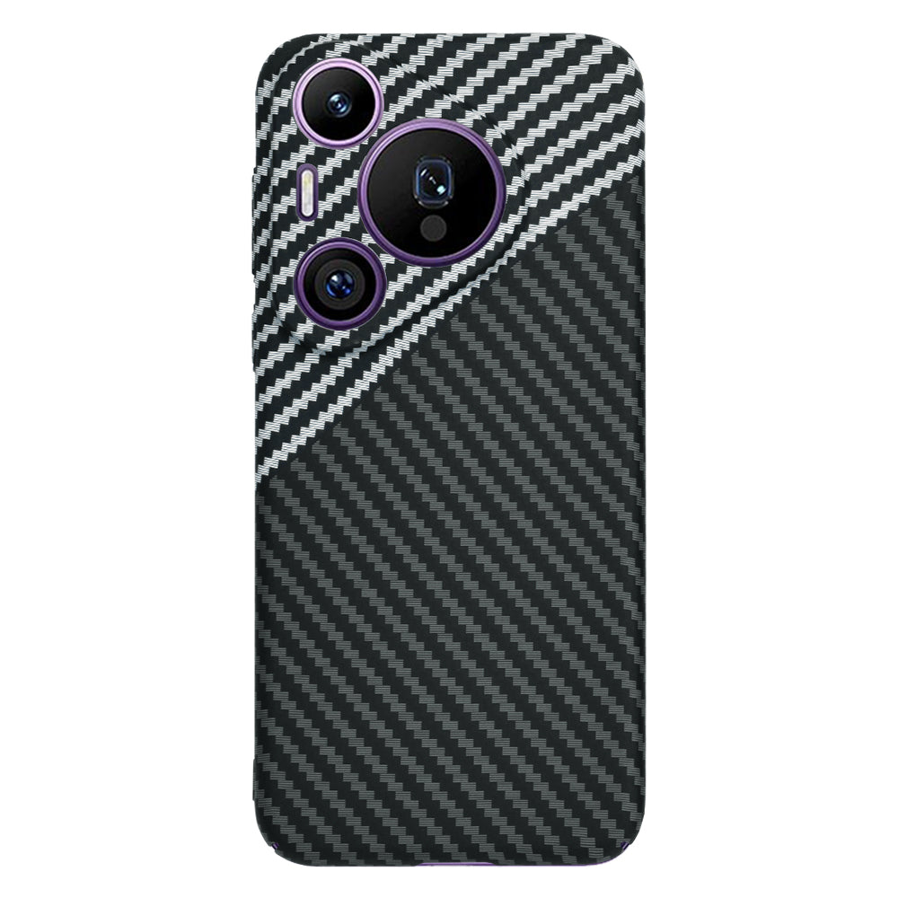 Калъф за Huawei Pura 70 Pro, Techsuit, Carbonite FiberShell, Черно Сиво