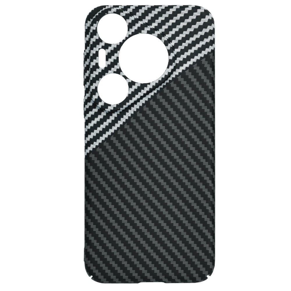 Калъф за Huawei Pura 70 Pro, Techsuit, Carbonite FiberShell, Черно Сиво