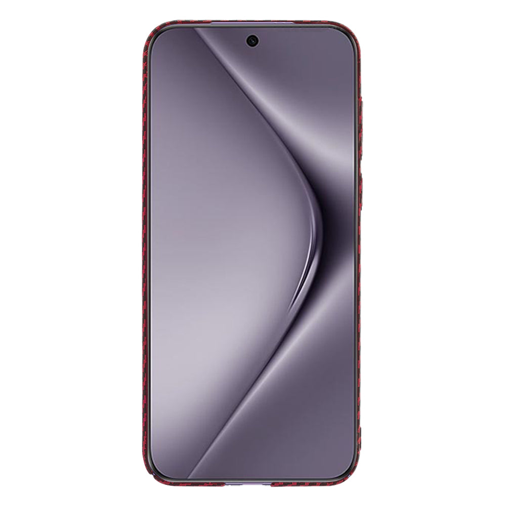 Калъф за Huawei Pura 70 Pro, Techsuit, Carbonite FiberShell, Червен