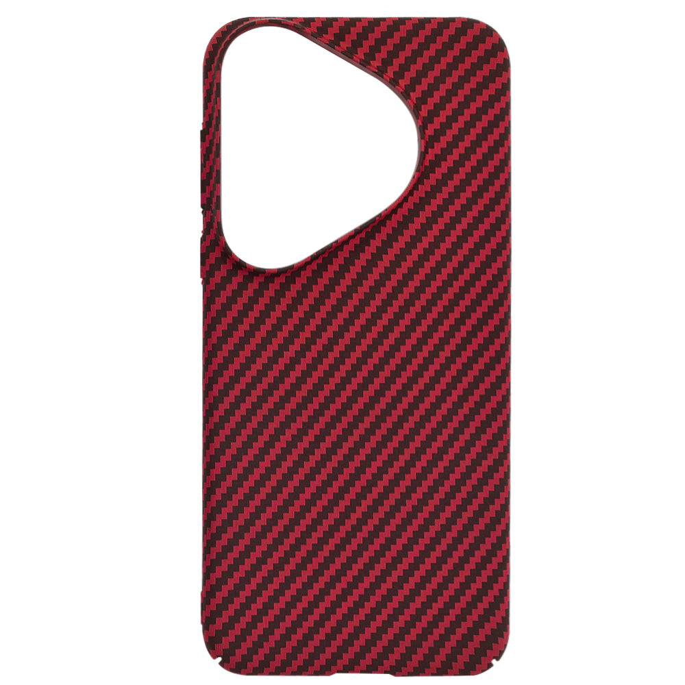 Калъф за Huawei Pura 70 Pro, Techsuit, Carbonite FiberShell, Червен