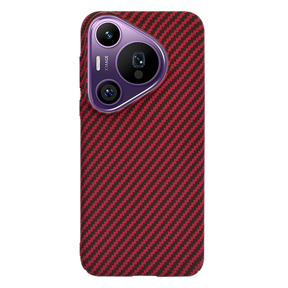 Калъф за Huawei Pura 70 Pro, Techsuit, Carbonite FiberShell, Червен