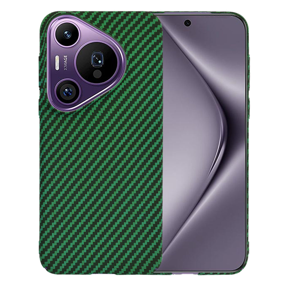 Калъф за Huawei Pura 70 Pro, Techsuit, Carbonite FiberShell, Зелен