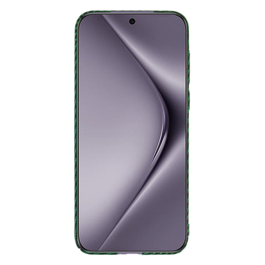 Калъф за Huawei Pura 70 Pro, Techsuit, Carbonite FiberShell, Зелен