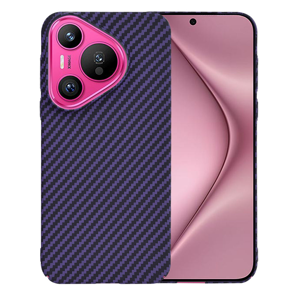 Калъф за Huawei Pura 70, Techsuit, Carbonite FiberShell, лилав