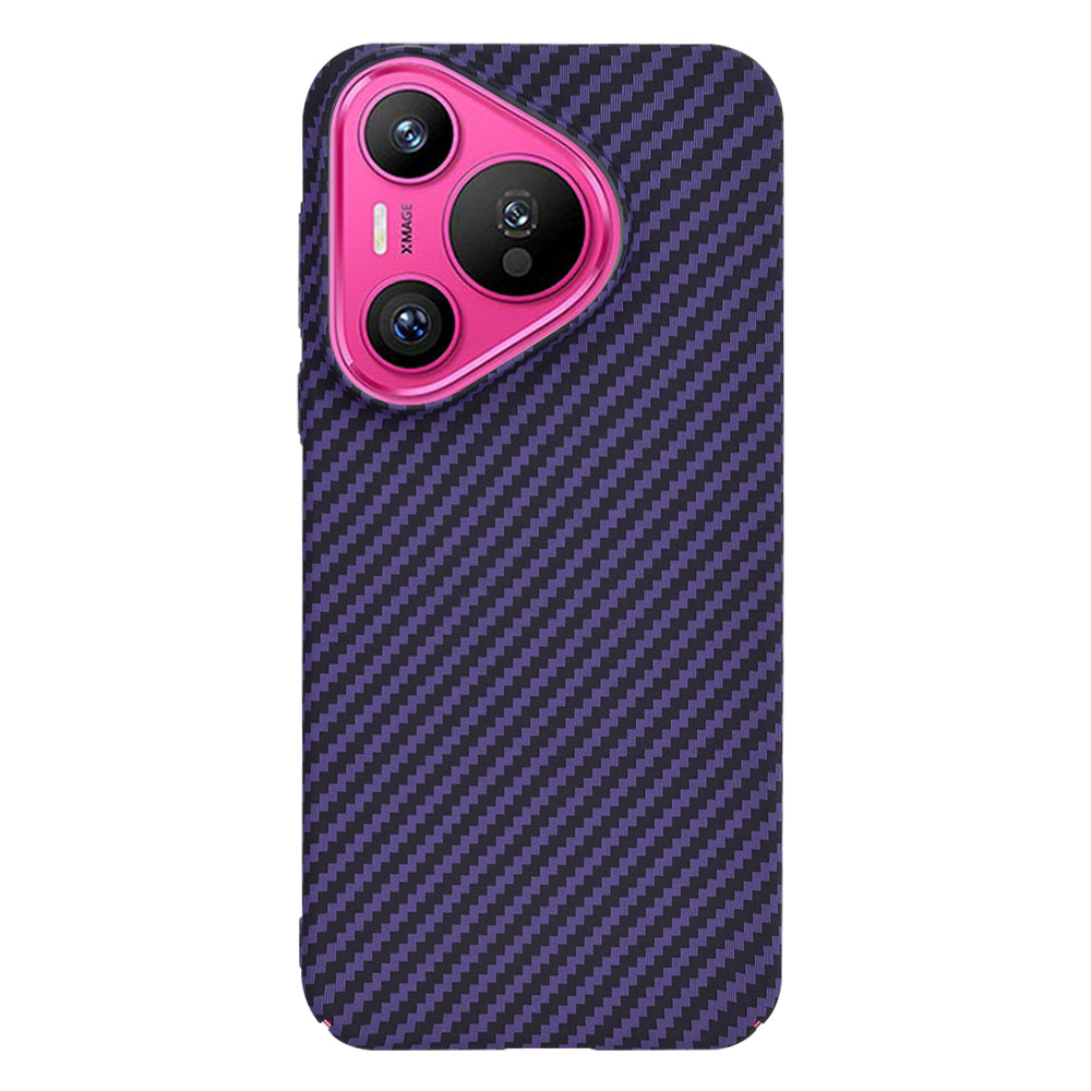 Калъф за Huawei Pura 70, Techsuit, Carbonite FiberShell, лилав