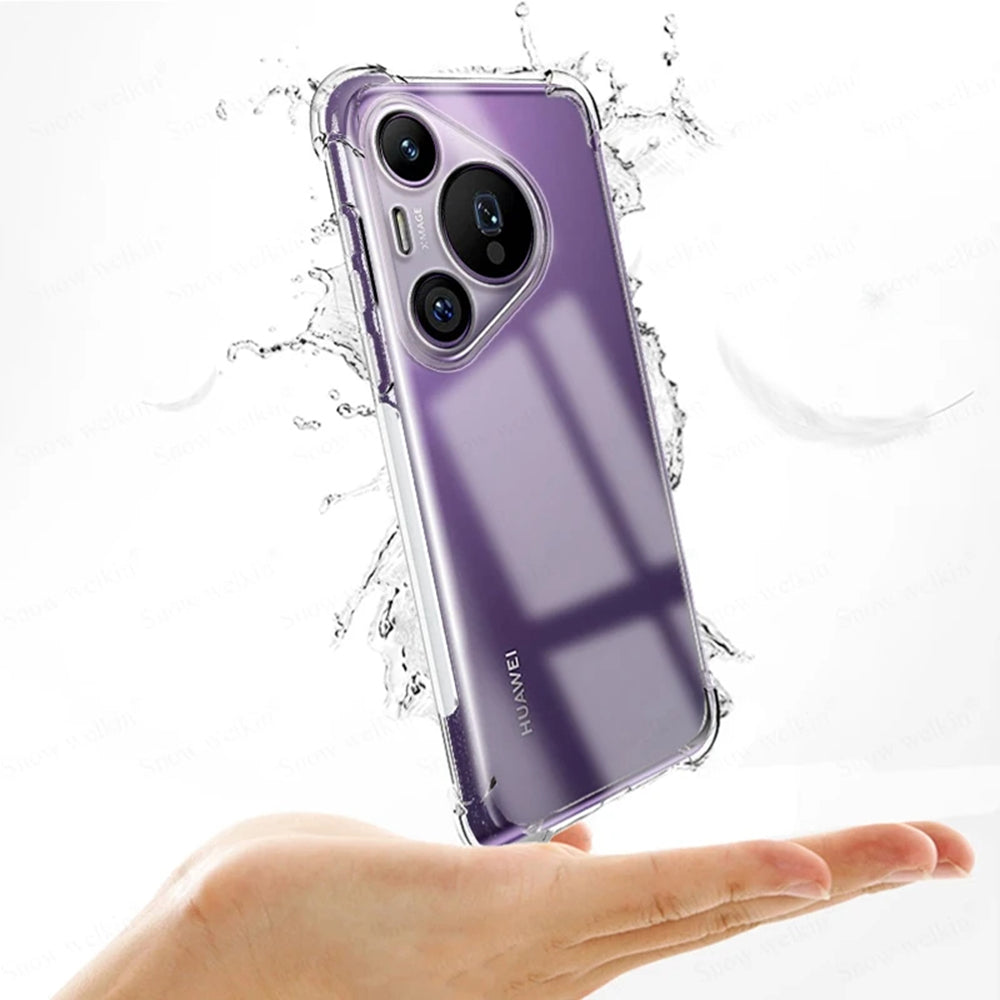Калъф за Huawei Pura 70, Techsuit, противоударен прозрачен, прозрачен