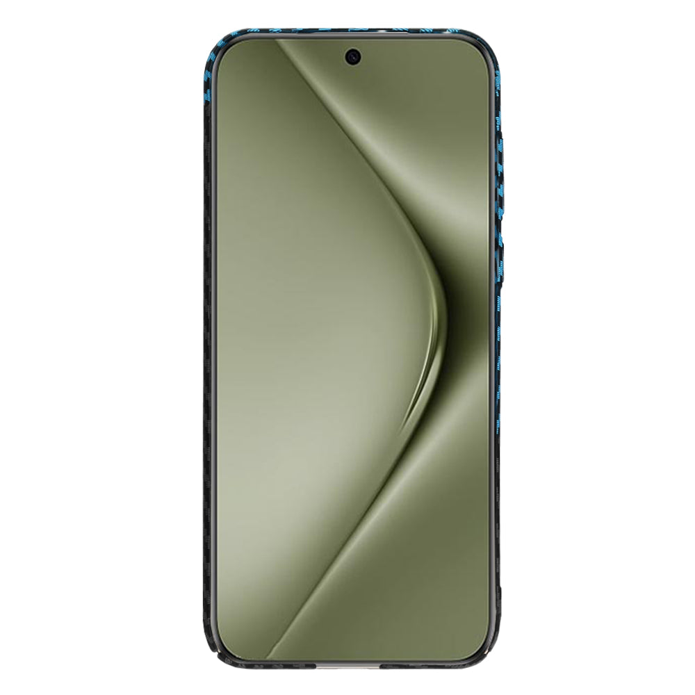 Калъф за Huawei Pura 70 Ultra, Techsuit, Carbonite FiberShell, Черно Синьо
