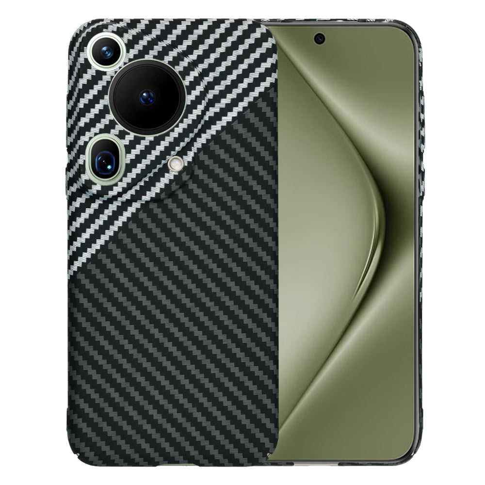 Калъф за Huawei Pura 70 Ultra, Techsuit, Carbonite FiberShell, Черно Сиво
