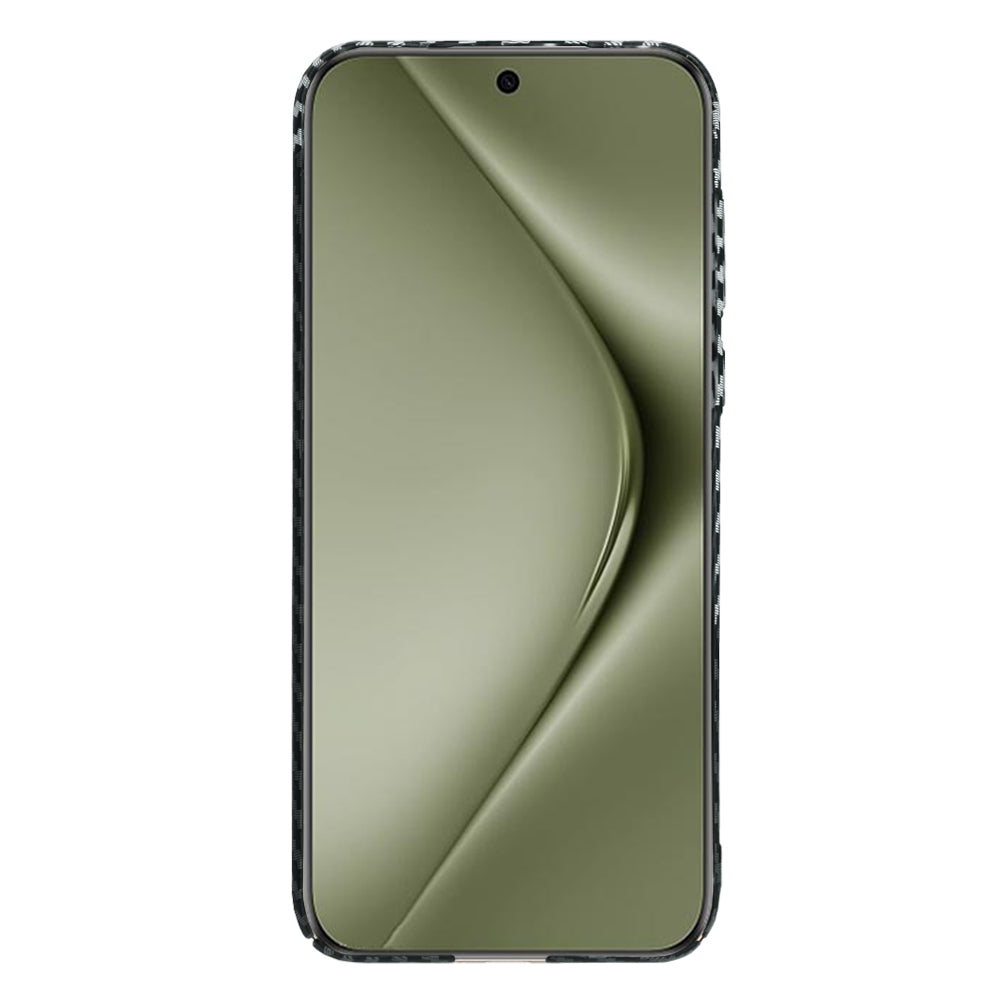 Калъф за Huawei Pura 70 Ultra, Techsuit, Carbonite FiberShell, Черно Сиво