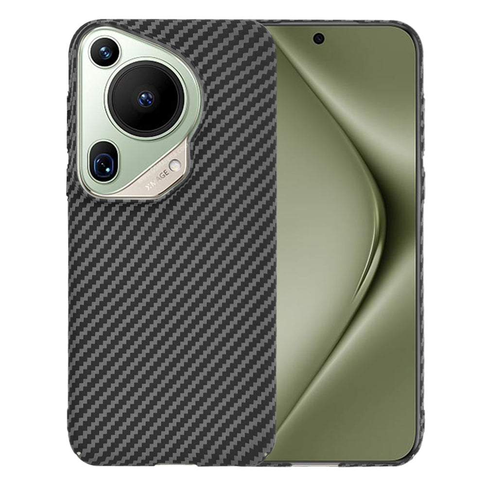 Калъф за Huawei Pura 70 Ultra, Techsuit, Carbonite FiberShell, Черен