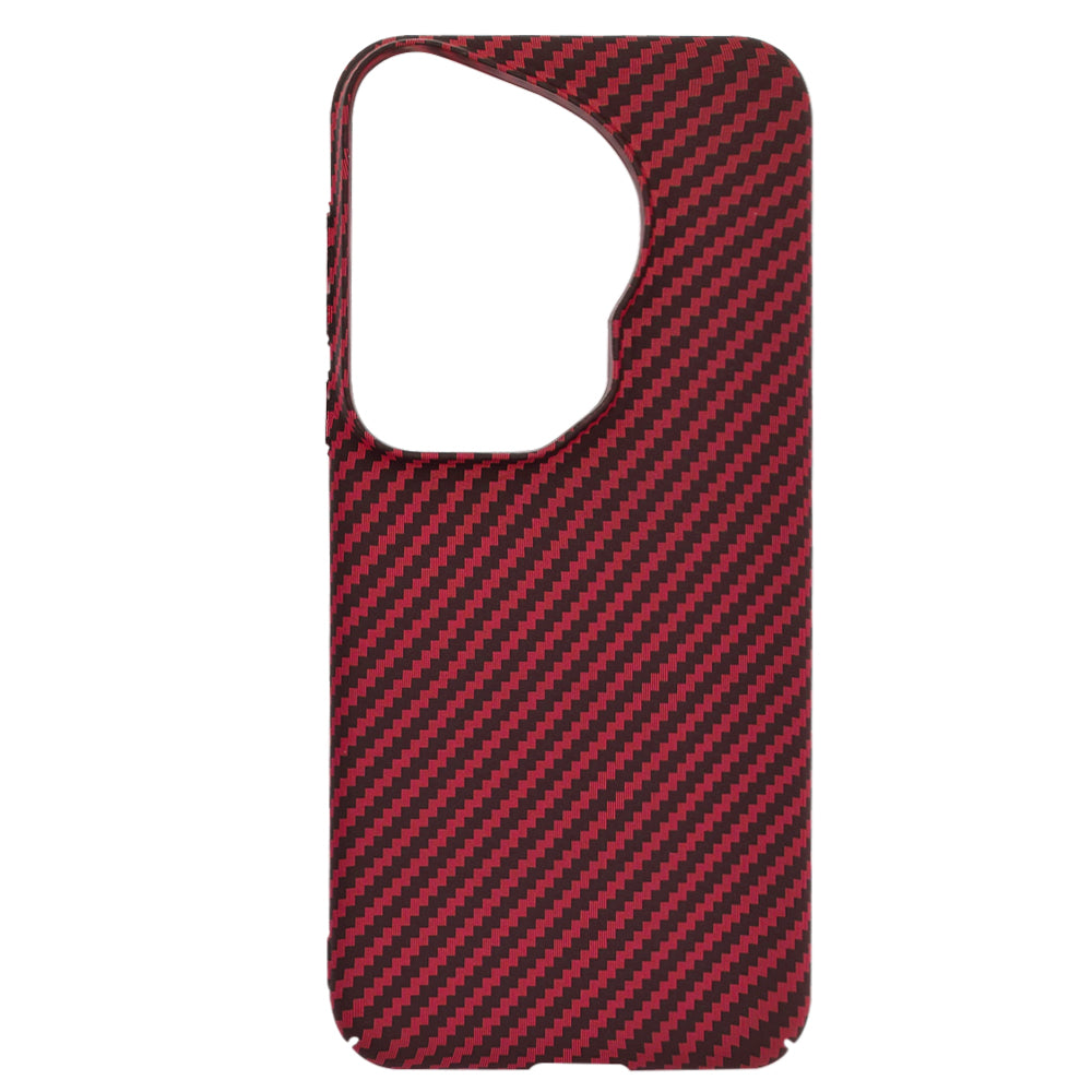 Калъф за Huawei Pura 70 Ultra, Techsuit, Carbonite FiberShell, Червен
