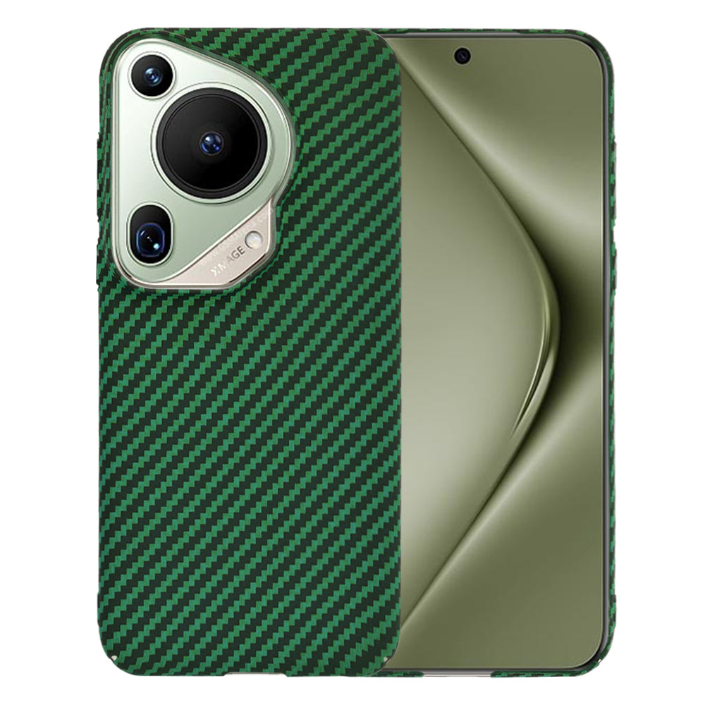 Калъф за Huawei Pura 70 Ultra, Techsuit, Carbonite FiberShell, Зелен