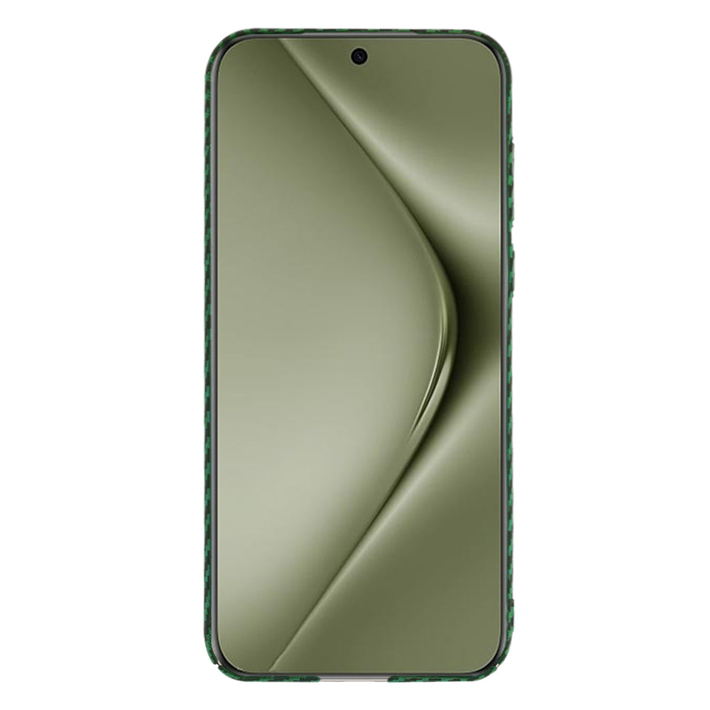 Калъф за Huawei Pura 70 Ultra, Techsuit, Carbonite FiberShell, Зелен