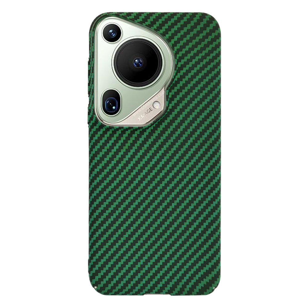 Калъф за Huawei Pura 70 Ultra, Techsuit, Carbonite FiberShell, Зелен