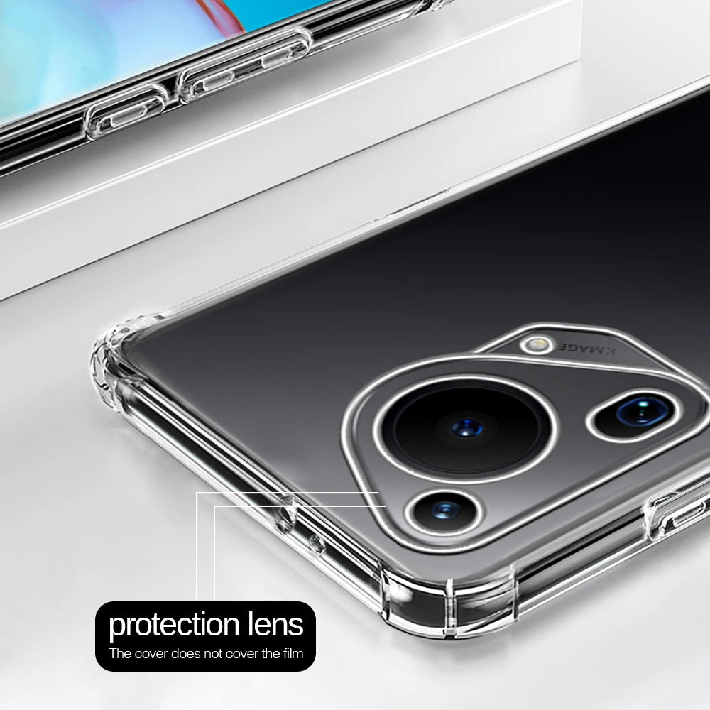Калъф за Huawei Pura 70 Ultra, Techsuit, противоударен прозрачен, прозрачен