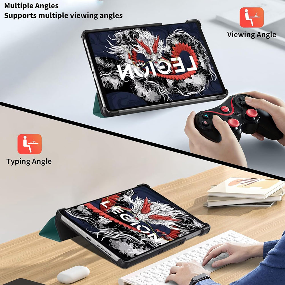 Калъф за Lenovo Legion Y700 (2025), Techsuit, FoldPro Unicorn, Многоцветен