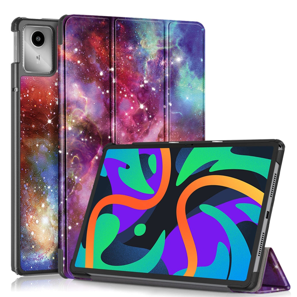 Калъф за Lenovo Tab M11, Techsuit, FoldPro Galaxy, Многоцветен