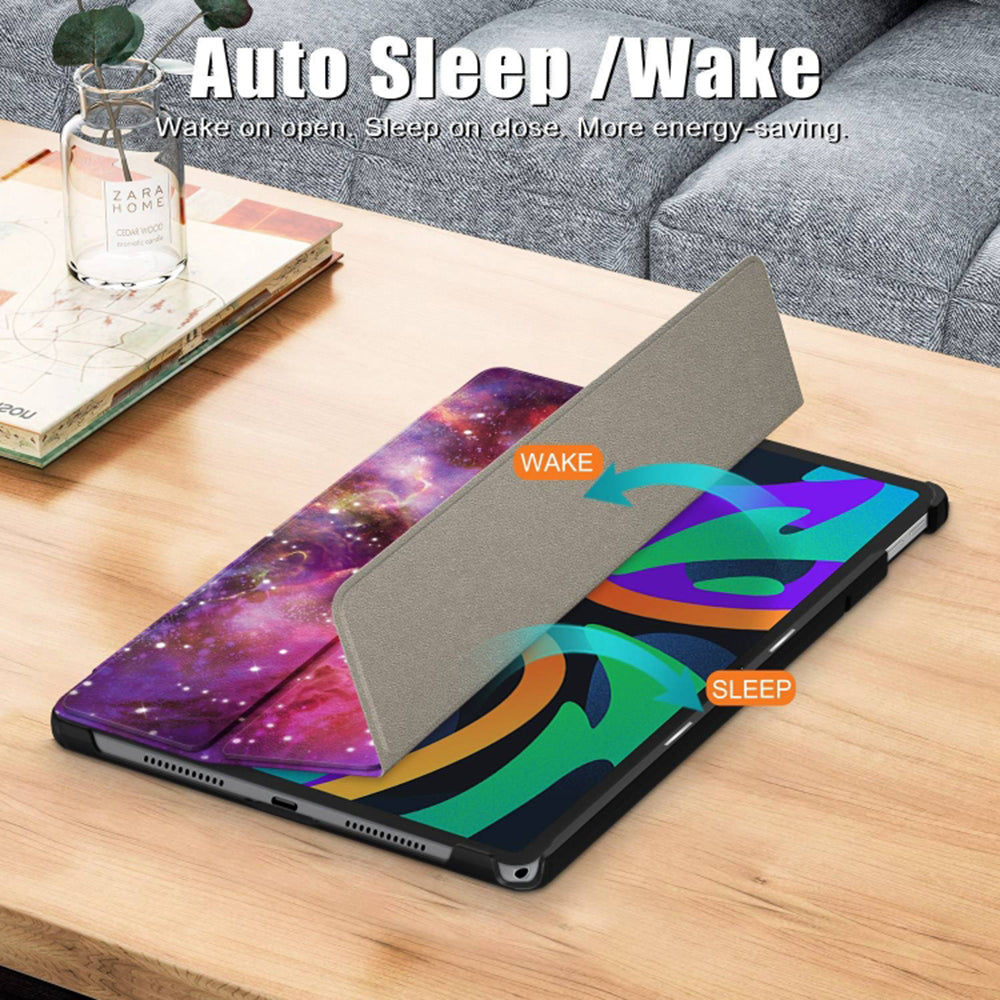 Калъф за Lenovo Tab M11, Techsuit, FoldPro Galaxy, Многоцветен