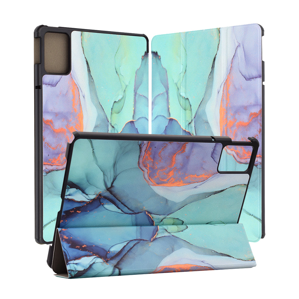 Калъф за Lenovo Tab M11, Techsuit, FoldPro Green Time, Многоцветен