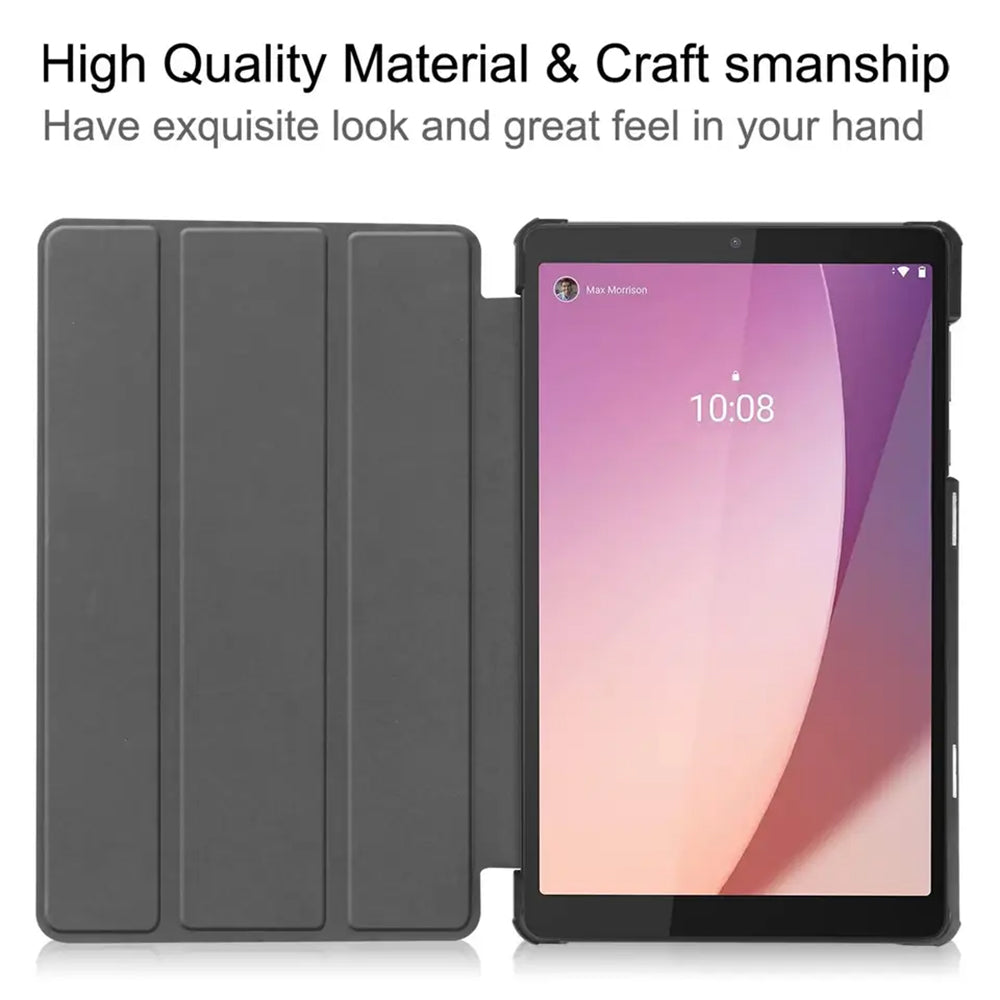 Калъф за Lenovo Tab M8 (4-то поколение), Techsuit, FoldPro, Черен