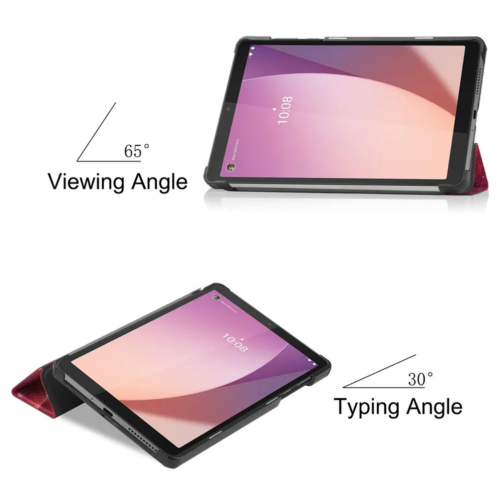 Калъф за Lenovo Tab M8 (4-то поколение), Techsuit, FoldPro, Черен