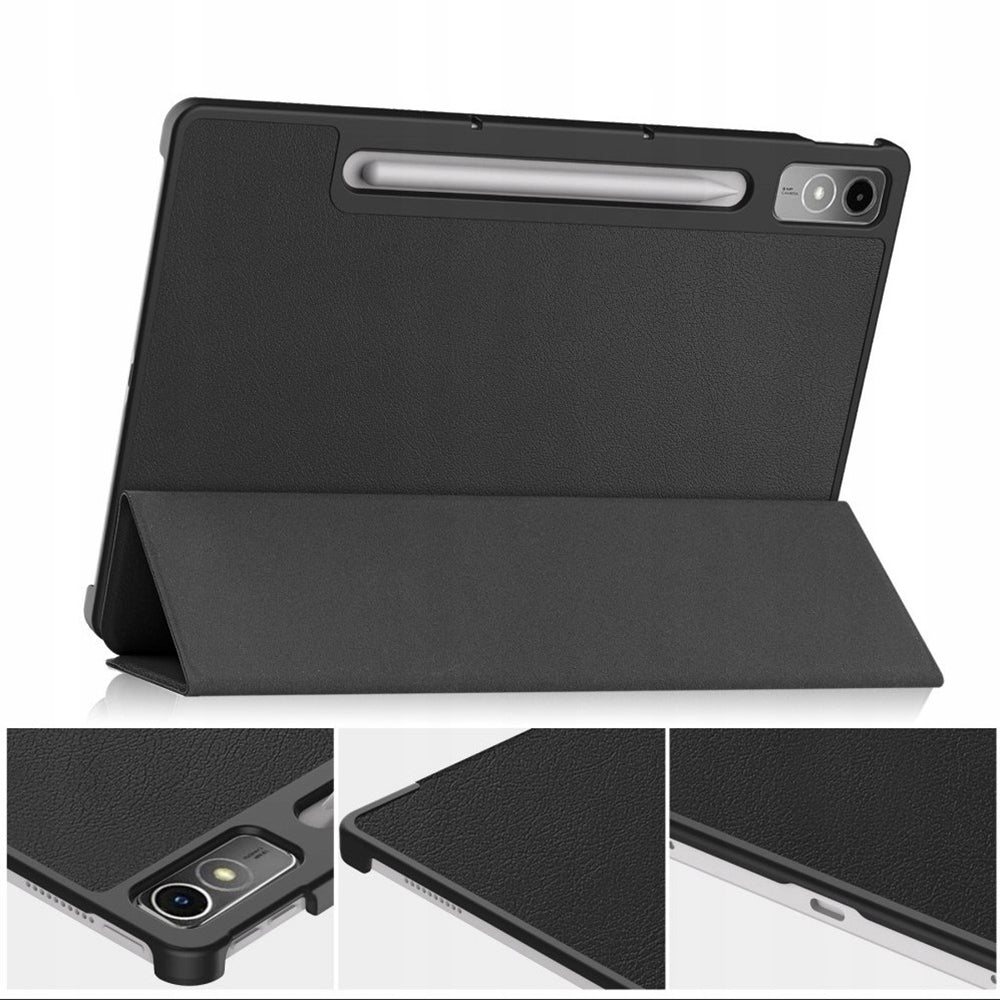 Калъф за Lenovo Tab P12, Techsuit, FoldPro, Черен