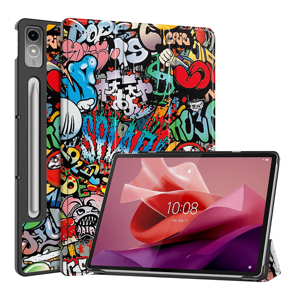Калъф за Lenovo Tab P12, Techsuit, FoldPro Urban Vibe, Многоцветен