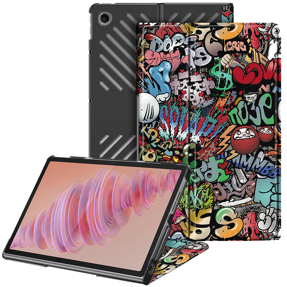 Калъф за Lenovo Tab Plus 11.5 инча, Techsuit, FoldPro Urban Vibe, Многоцветен